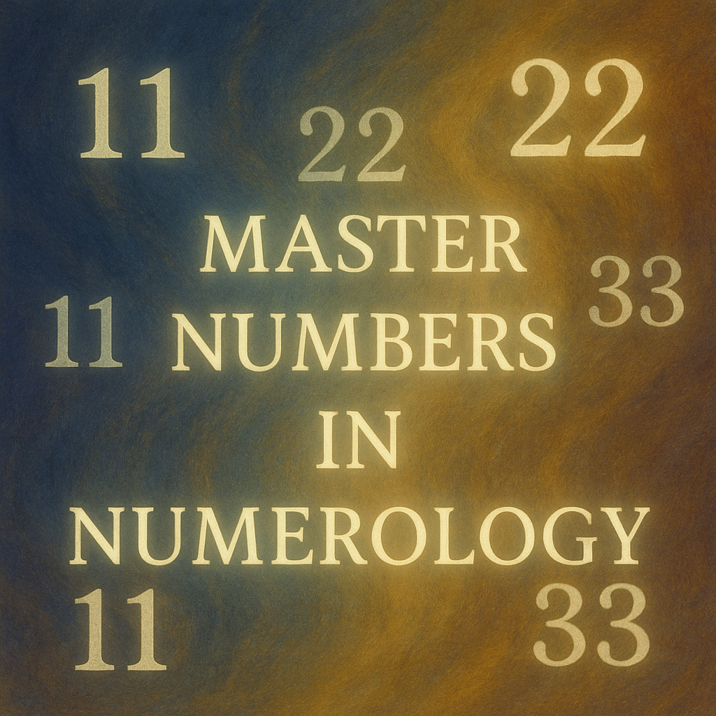 master numbers in numerology